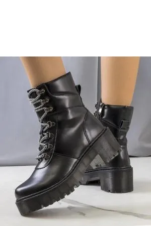 Botine dama negru Solea - botine dama