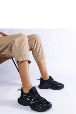 Sneakers dama negru Solea - sneakers dama, tenisi dama