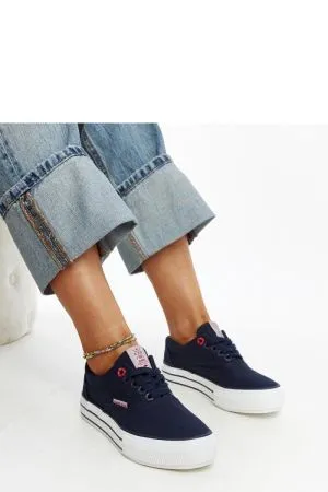 Sneakers dama albastru Solea - sneakers dama, tenisi dama