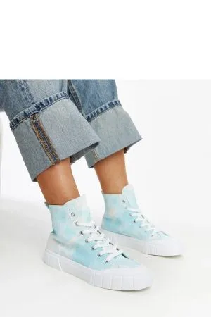 Sneakers dama albastru Solea - sneakers dama, tenisi dama