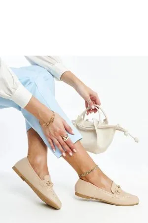 Mocasini dama bej Solea - mocasini dama