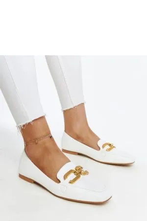 Mocasini dama alb Solea - mocasini dama
