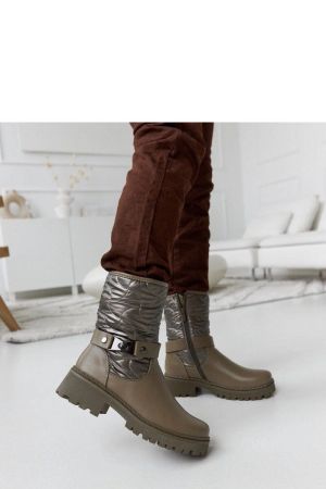 Botine dama verde Solea - botine dama