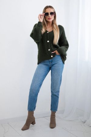Pulover dama verde - pulovere