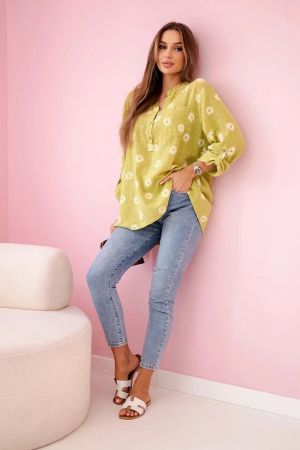 Bluza dama galben - bluze