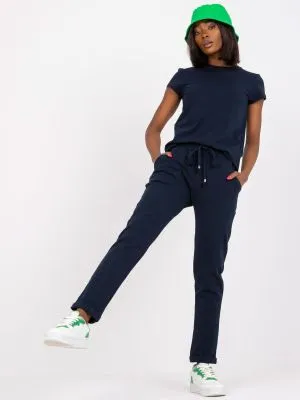Pantaloni trening dama bleumarin - pantaloni