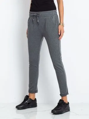 Pantaloni trening dama gri - pantaloni