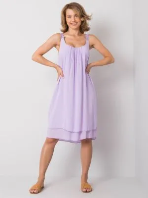 Rochie de zi casual violet - rochii de zi
