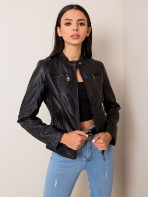 Geaca dama biker negru - geci, jachete