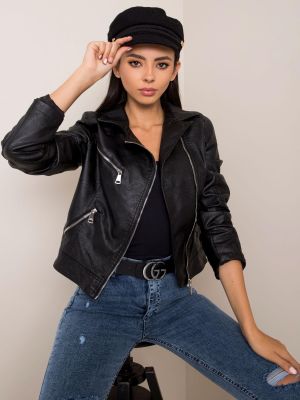 Geaca dama biker negru - geci, jachete