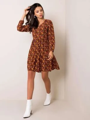 Rochie de zi maro - rochii de zi