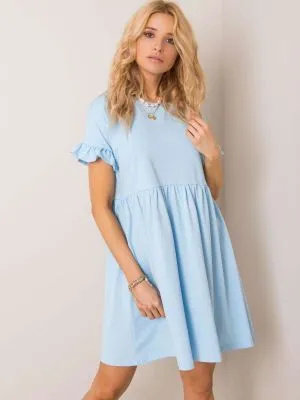 Rochie de zi albastru - rochii de zi