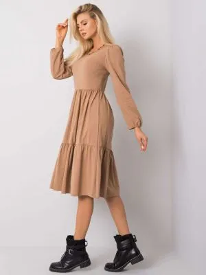 Rochie de zi bej - rochii de zi