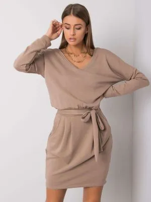 Rochie de zi bej - rochii de zi