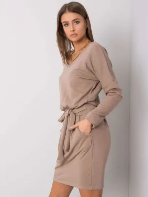 Rochie de zi bej - rochii de zi