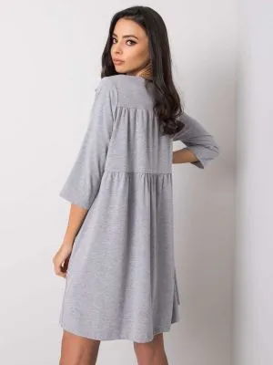 Rochie de zi casual gri - rochii de zi