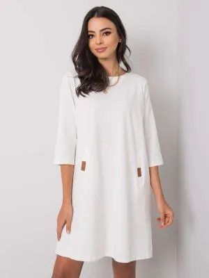 Rochie de zi casual alb - rochii de zi