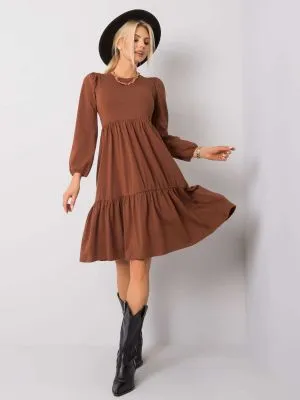 Rochie de zi maro - rochii de zi