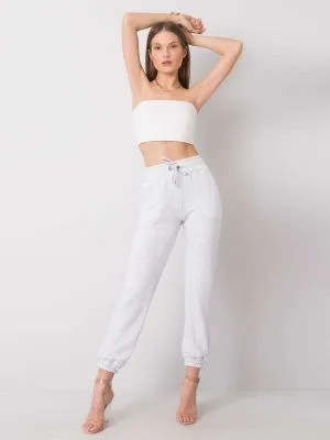 Pantaloni trening dama gri - pantaloni