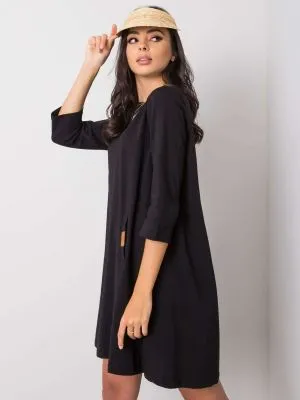 Rochie de zi casual negru - rochii de zi