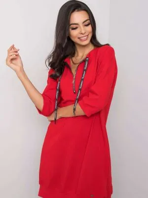 Rochie de zi rosu - rochii de zi