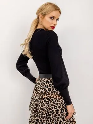 Bluza dama basic negru - bluze