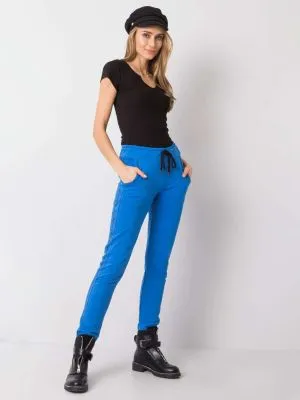 Pantaloni trening dama albastru - pantaloni