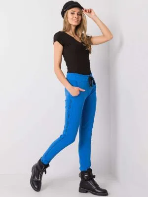 Pantaloni trening dama albastru - pantaloni
