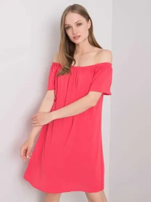 Rochie de zi stil spaniol roz - rochii de zi