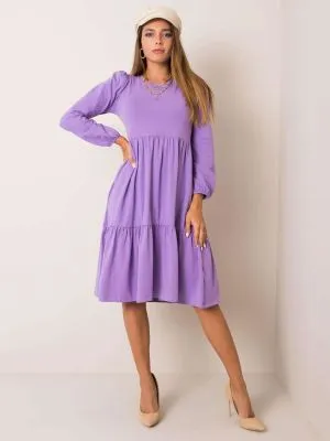 Rochie de zi violet - rochii de zi