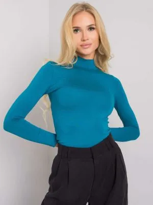 Bluza dama basic albastru - bluze