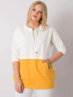 Tunica dama plus size alb - tunici