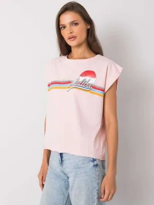 Bluza dama cu imprimeu roz - bluze