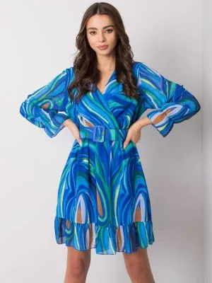 Rochie de zi albastru - rochii de zi