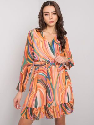 Rochie de zi portocaliu - rochii de zi