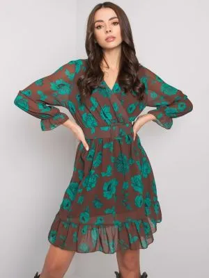 Rochie de zi maro - rochii de zi