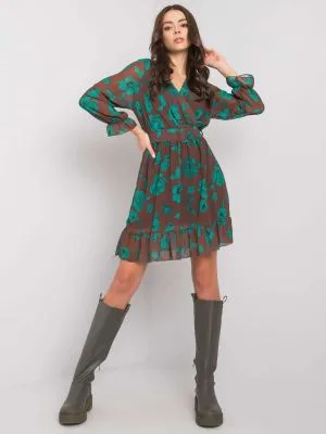 Rochie de zi maro - rochii de zi
