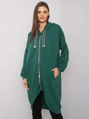 Hanorac dama lung verde - hanorace
