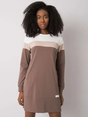 Rochie de zi maro - rochii de zi