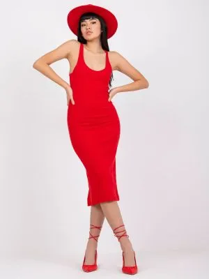 Rochie de zi rosu - rochii de zi