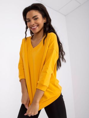 Bluza dama basic portocaliu - bluze