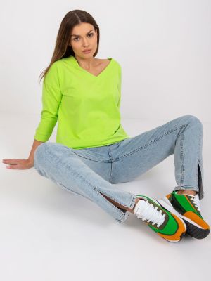 Bluza dama basic verde - bluze