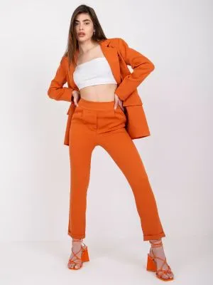 Pantaloni dama portocaliu - pantaloni
