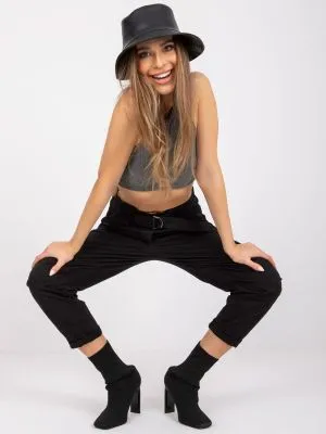 Pantaloni dama negru - pantaloni