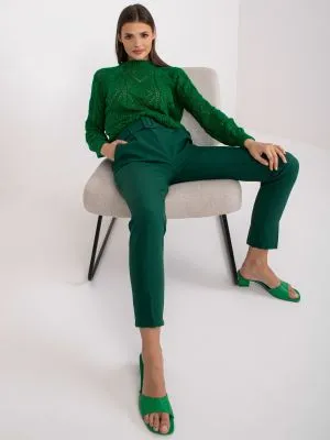 Pantaloni dama verde - pantaloni