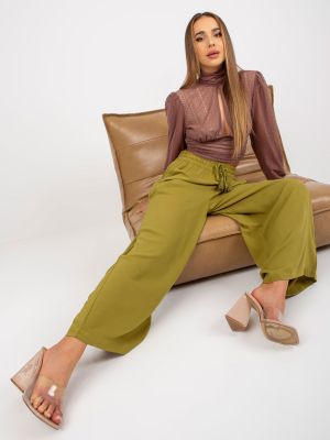 Pantaloni dama verde - pantaloni