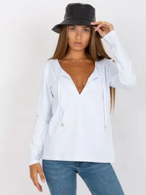 Bluza dama basic alb - bluze