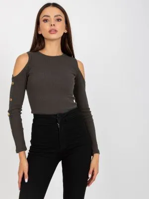 Bluza dama cu maneca lunga verde - bluze