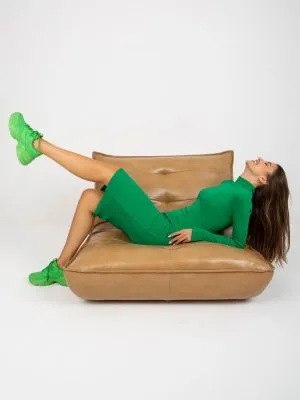 Rochie de zi verde - rochii de zi