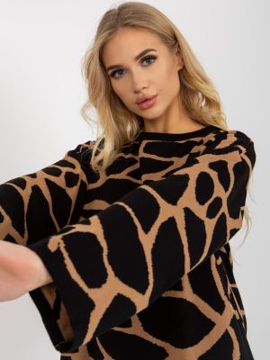 Pulover dama supradimensionata negru - pulovere